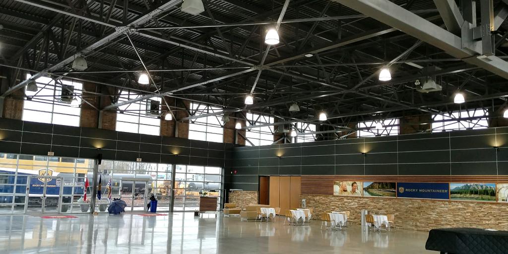 Rocky Mountaineer Station LED Upgrade Metcalfe Lighting